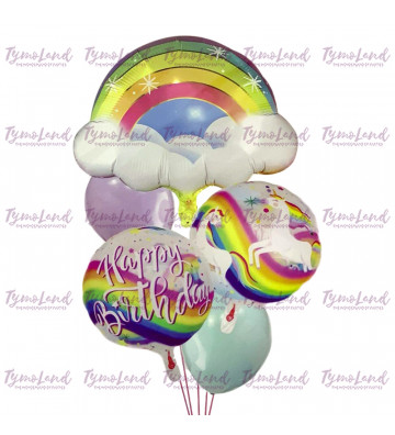 Bouquet De 05 Ballons...