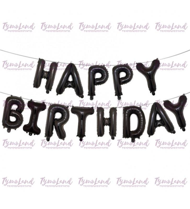 Ballons Lettres H-BDay Noires