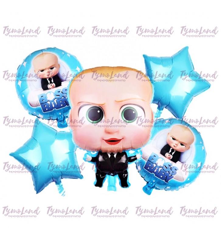 Bouquet de 05 Ballons Boss Baby