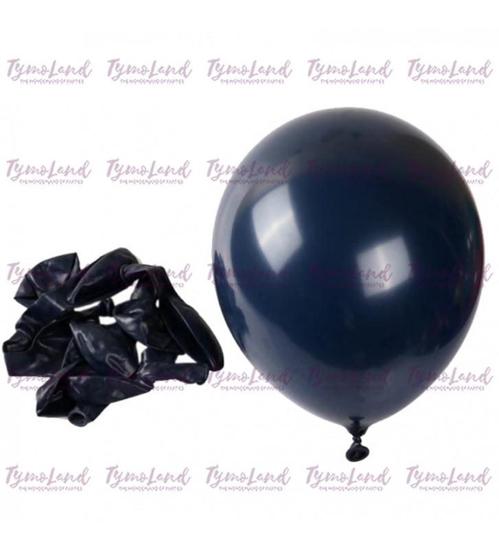Lot De 10 Ballons Bleus Foncés